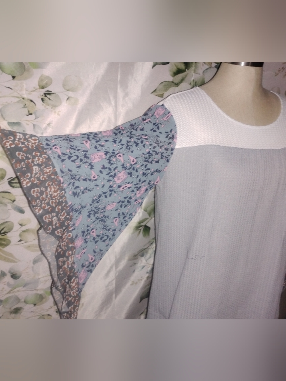 5For$12 Knit And Floral Sweater Top